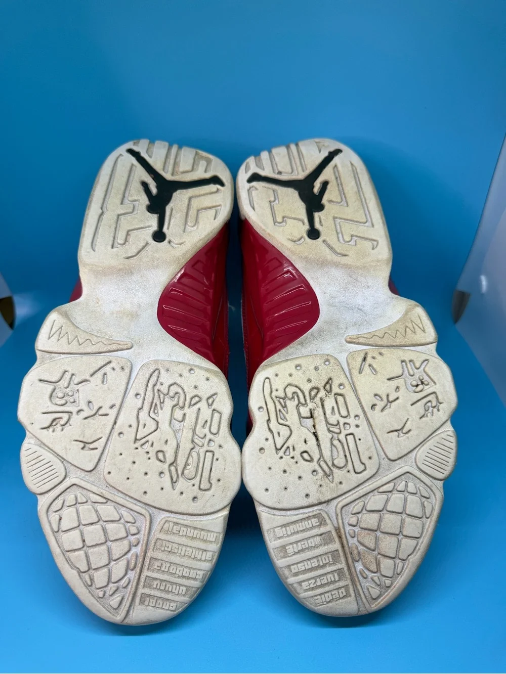 Jordan Kids Basketball Sneakers in White and Red